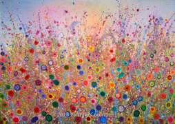 You are my Bliss / YC992 • £sold • 100cm x 140cm • mixed media on box canvas