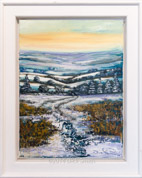 DS980 • £275 •  30 x 20cm • Oil on Box Canvas • wide floating frame