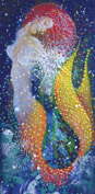 Mermaid catching stars