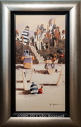 26 / 63 / Acrylic on Canvas • 70 x 35cm • framed