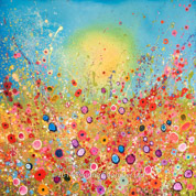 • YC2038 • £sold • 90 x 90cm • Oil and mixed media on box canvas