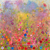  • YC2028 • £sold • 80cm x 80cm • mixed media on box canvas