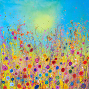 YC2053 • £2,090 • 1m x 1m • mixed media on box canvas