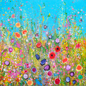 YC2099 • £880 • 50 x 50cm • Oils and mixed media on box canvas