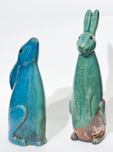 Glazed and Amazed Raku Animals at Imagianation Gallery, St Ives